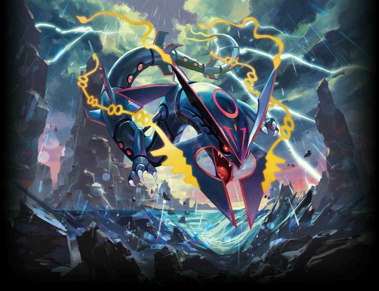 1510x1160 pokemon shiny mega rayquaza wallpaper. ♪Pokemon!♪, Desktop