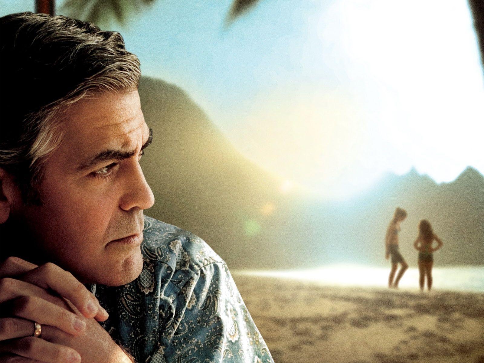 1600x1200 The Descendants Movie Poster starring George Clooney, Desktop