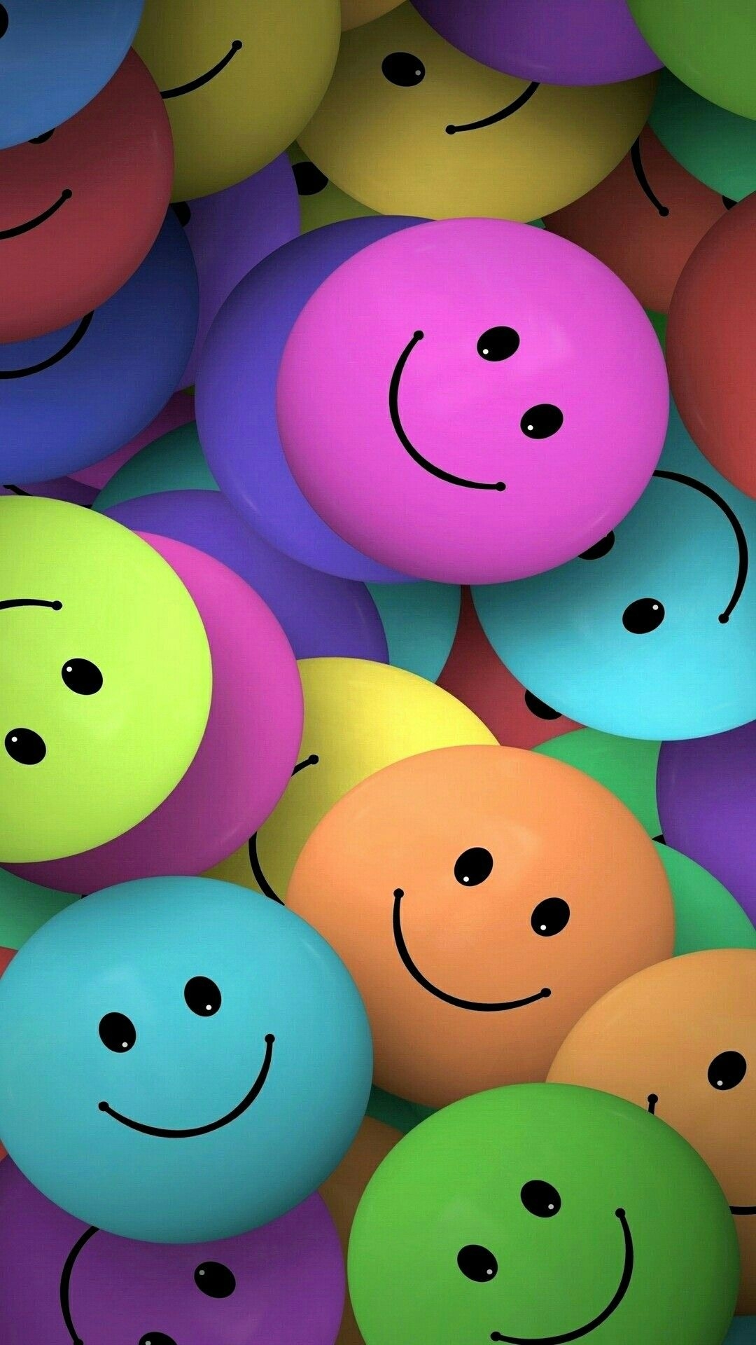 1080x1920 Really Happy Smiley Face Wallpaper, Phone