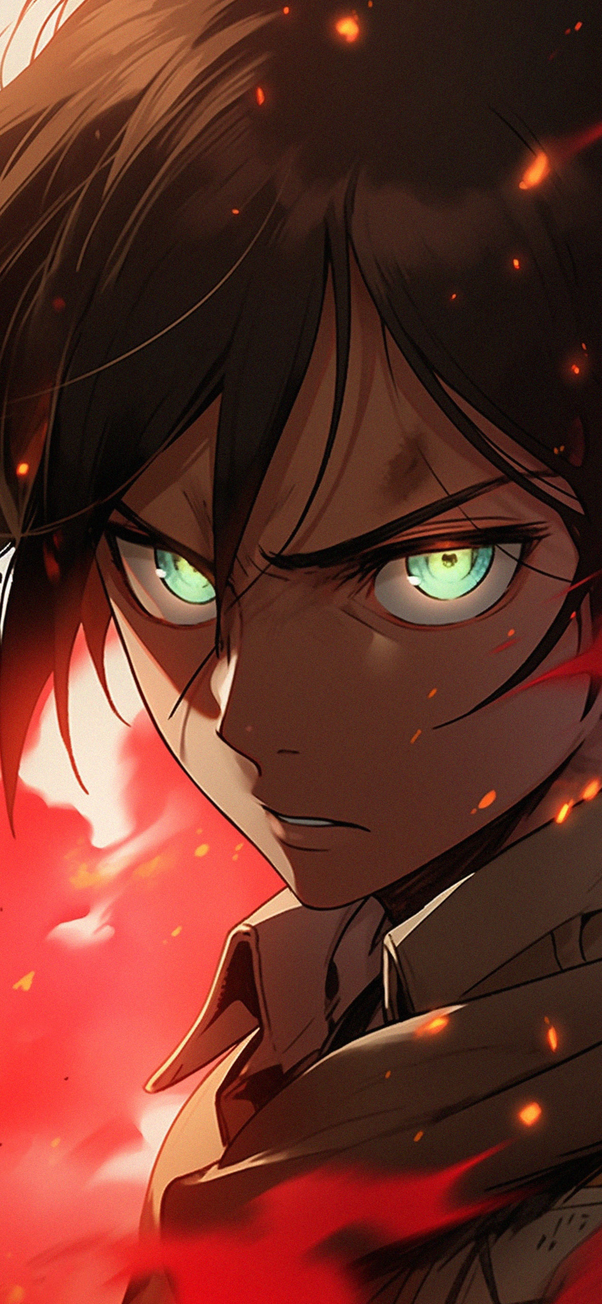 1190x2560 Cool Eren Yeager Wallpaper, Phone