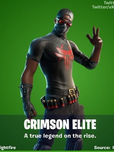 380x510 Crimson Elite Fortnite wallpaper, Phone