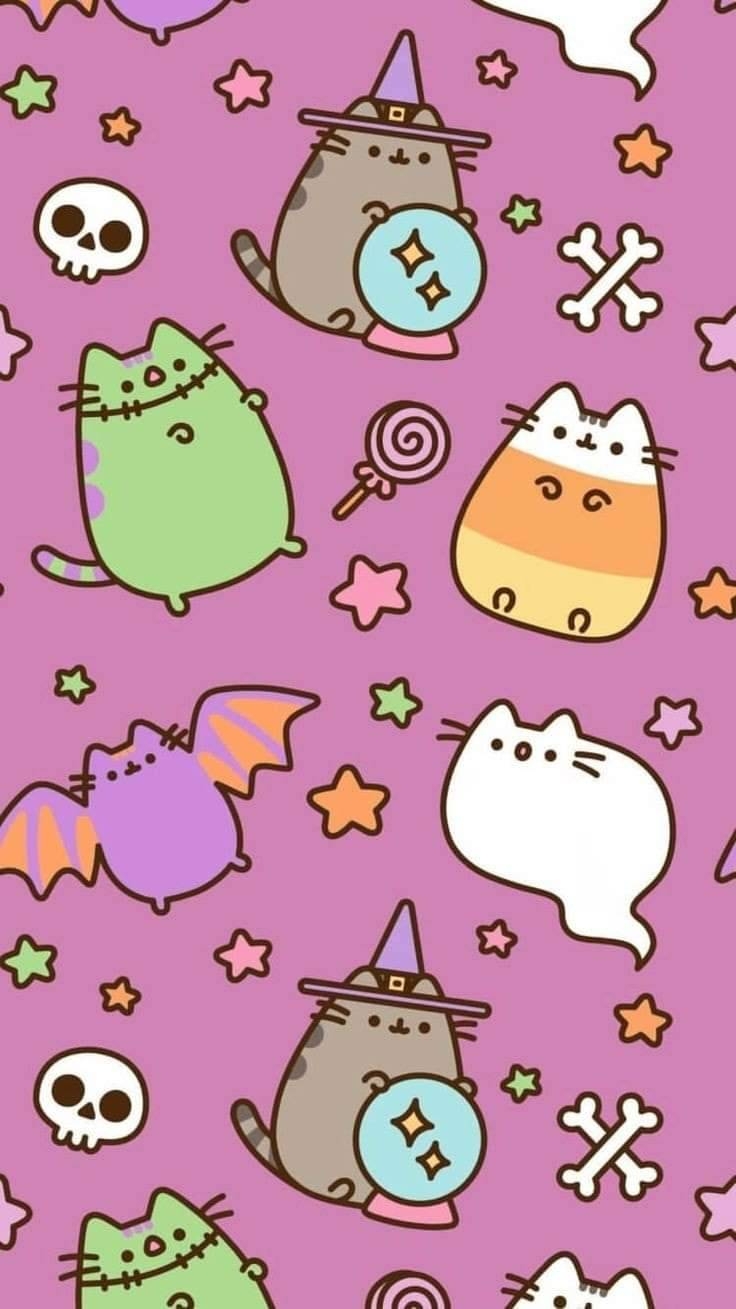 740x1310 cute halloween wallpaper, Phone