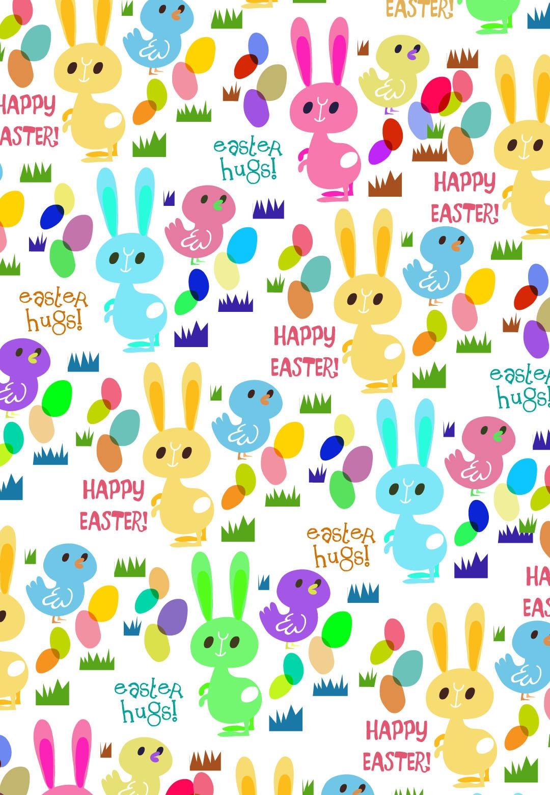 1080x1560 Easter Pattern Card (Free), Phone