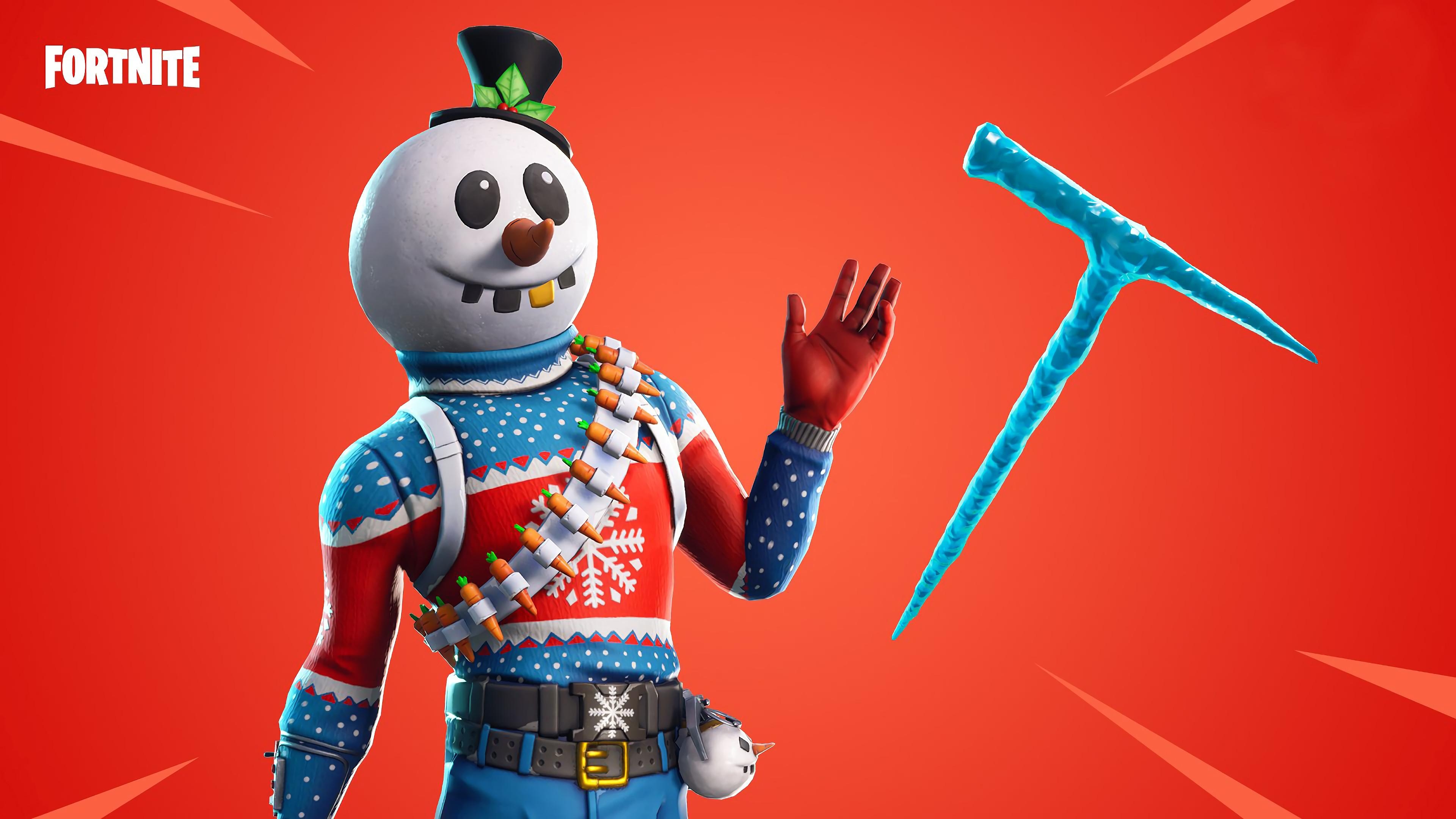 3840x2160 Slushy Soldier 4K 8K HD Fortnite Battle Royale Wallpaper, Desktop