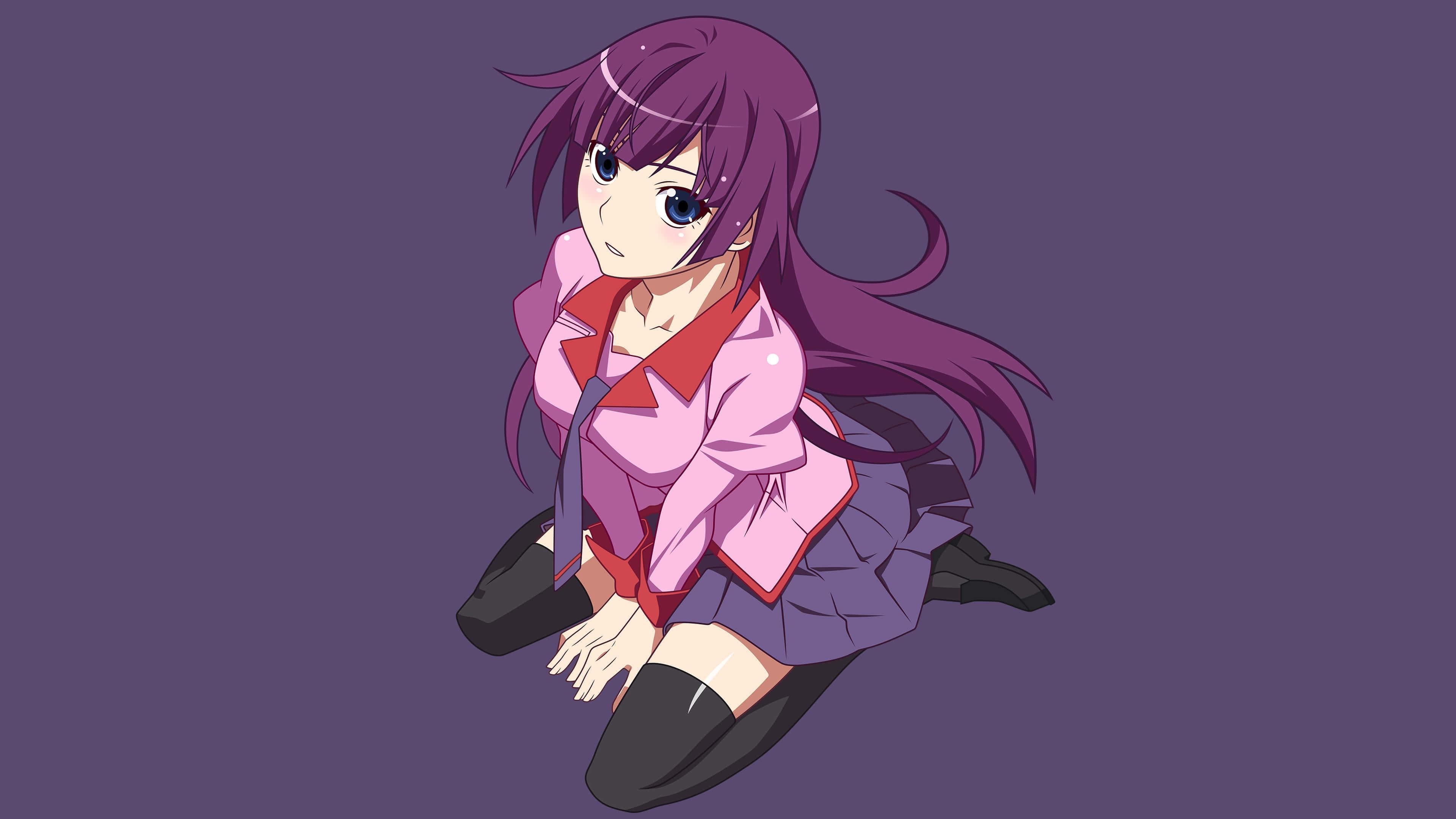 3840x2160 Bakemonogatari Monogatari Series Hitagi Senjougahara UHD 4K, Desktop