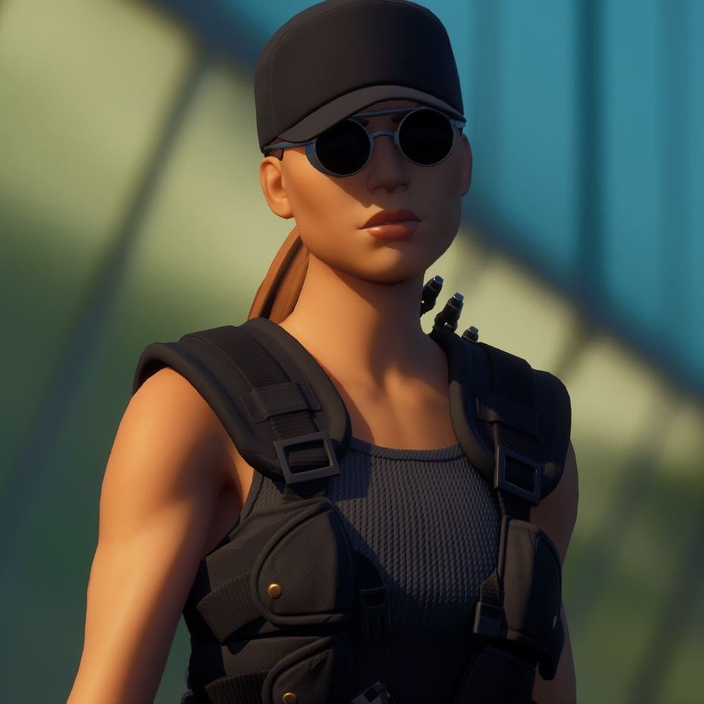 1010x1010 Sarah Connor Fortnite wallpaper, Phone