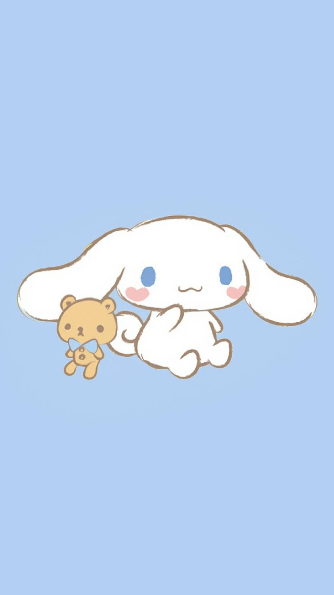 1080x1920 Download Cinnamoroll With Brown Teddy Wallpaper, Phone