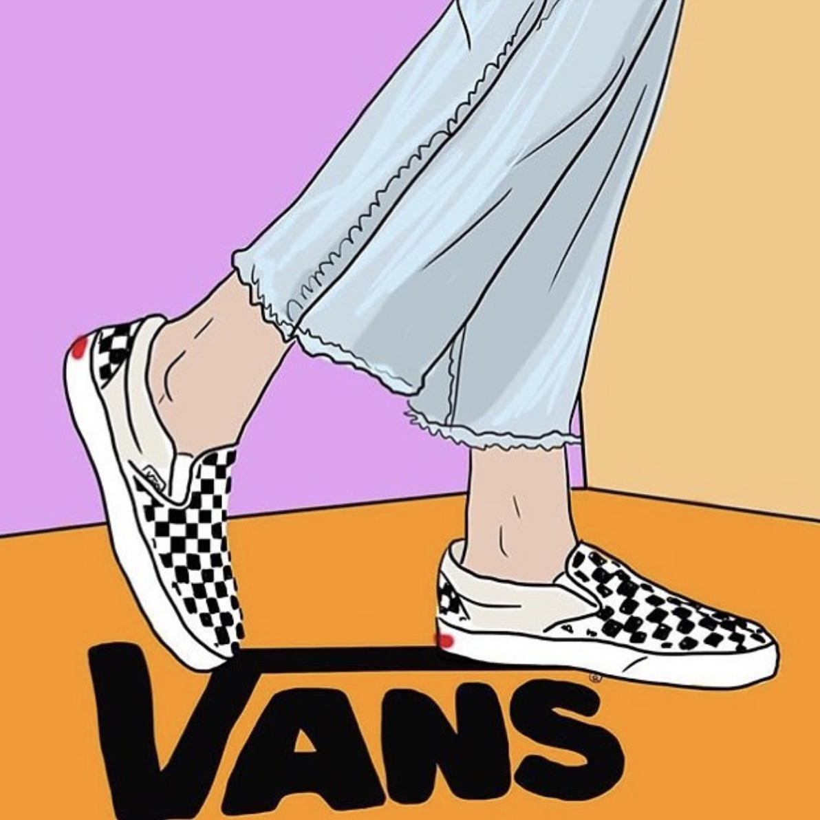 1200x1200 Your weekly art fix by Steph Dalley. Van drawing, Vans logo, Vans off the wall, Phone