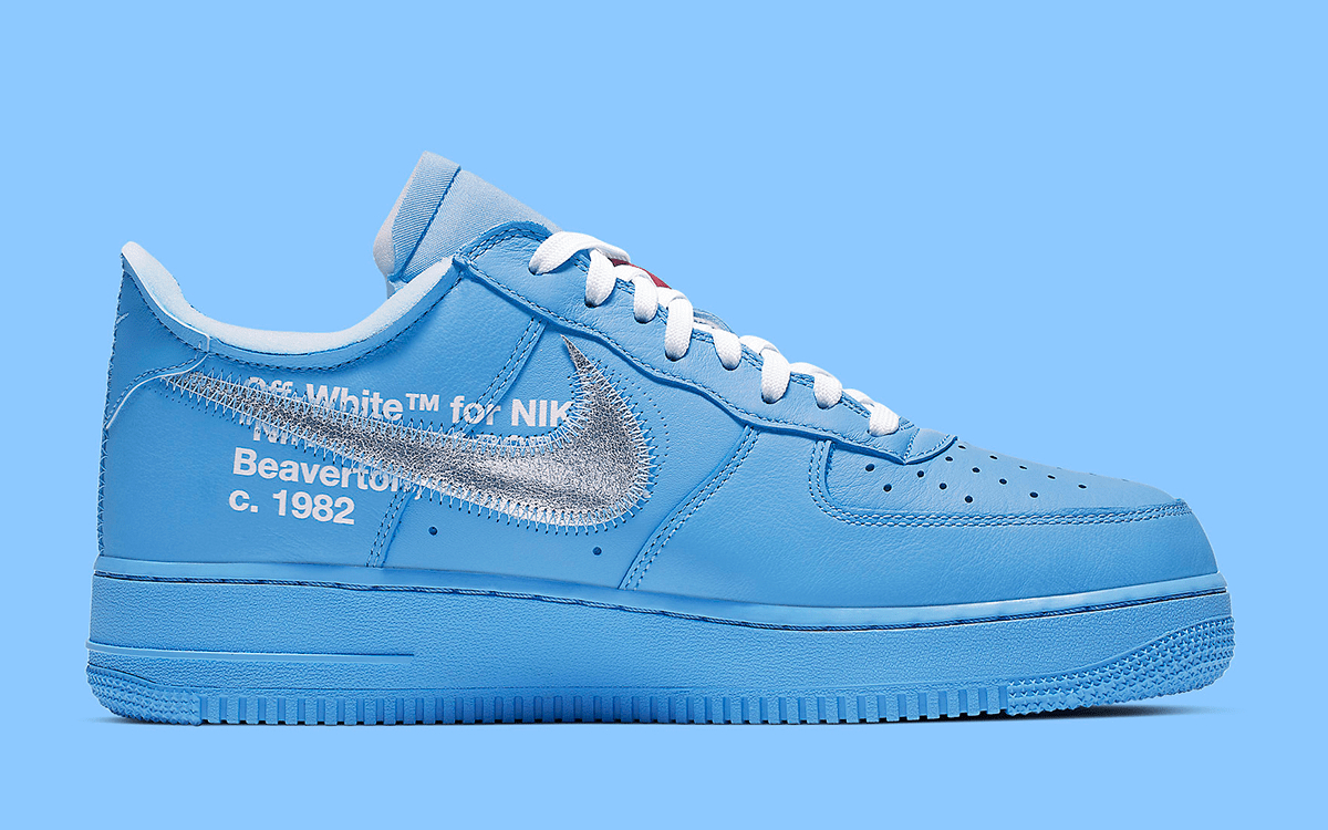 1200x750 How To Buy The Blue OFF WHITE X Nike Air Force 1 MCA Chicago OF HEAT. Sneaker News, Release Dates And Features, Desktop