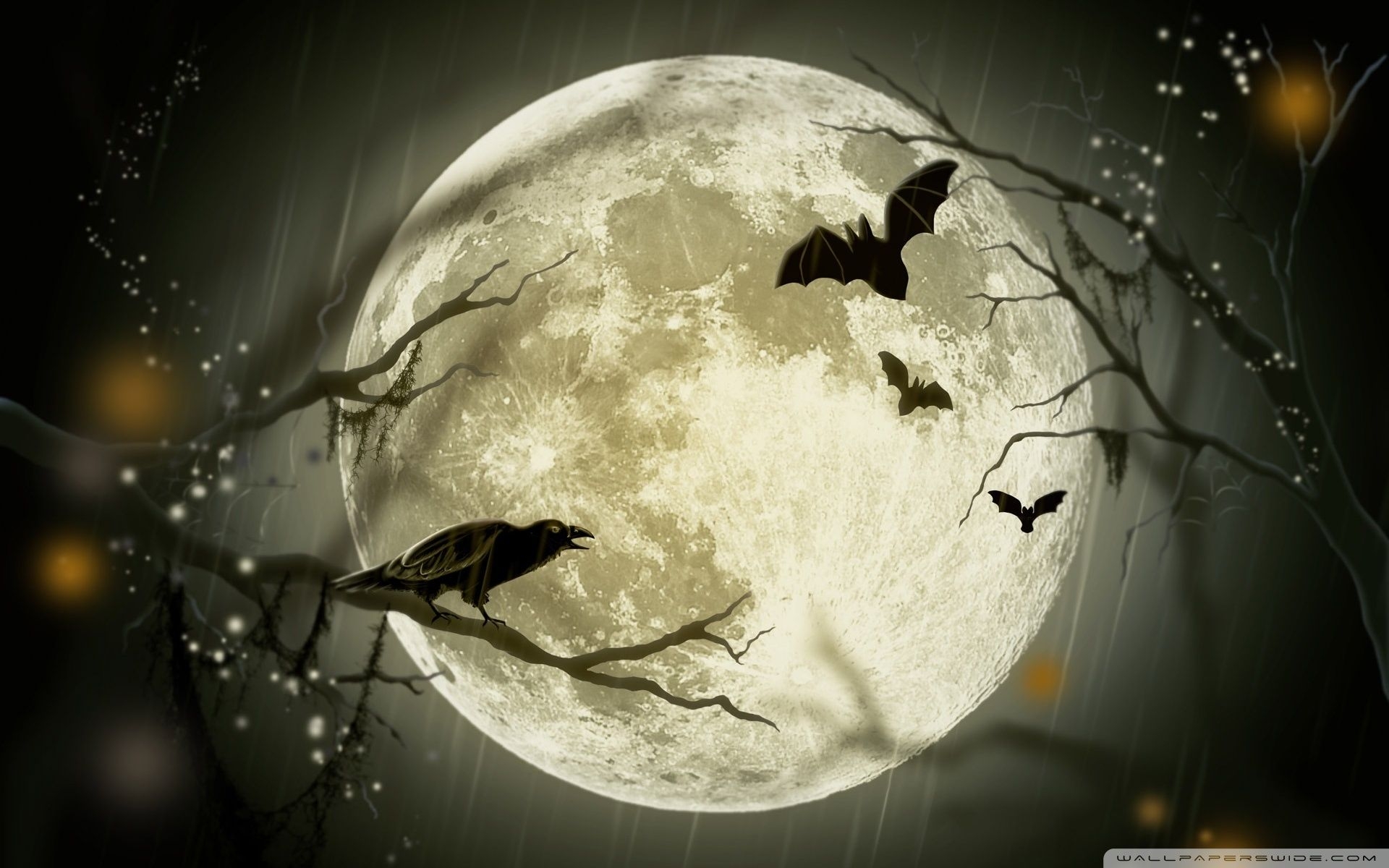 1920x1200 Halloween Moon Wallpaper Free Halloween Moon Background, Desktop