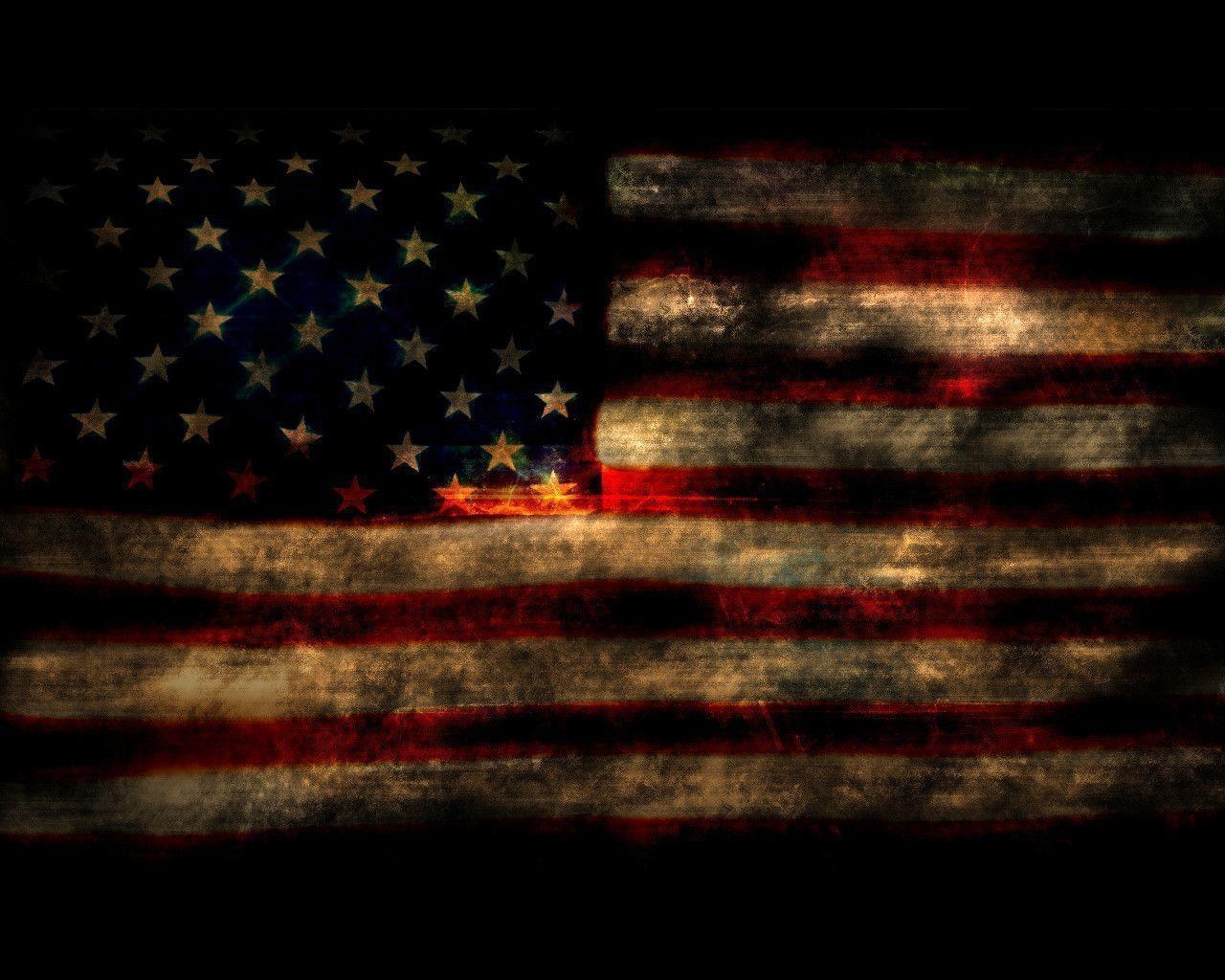 1280x1030 usa flag old style, Desktop