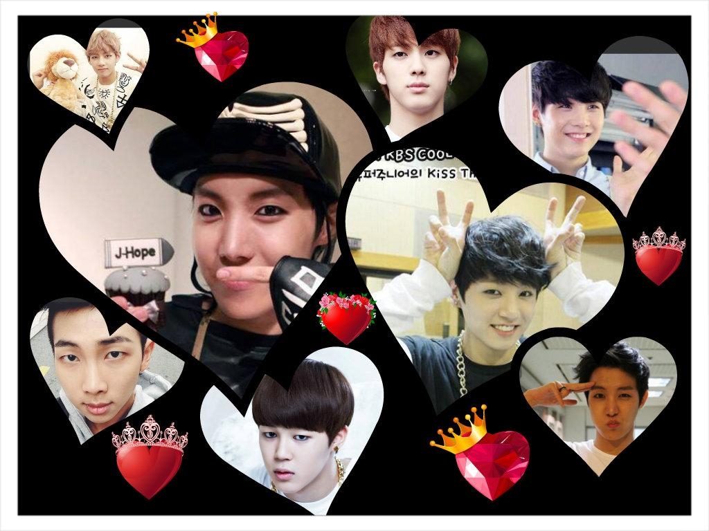 1030x770 BTS Collage K Pop Boys Fan Art, Desktop