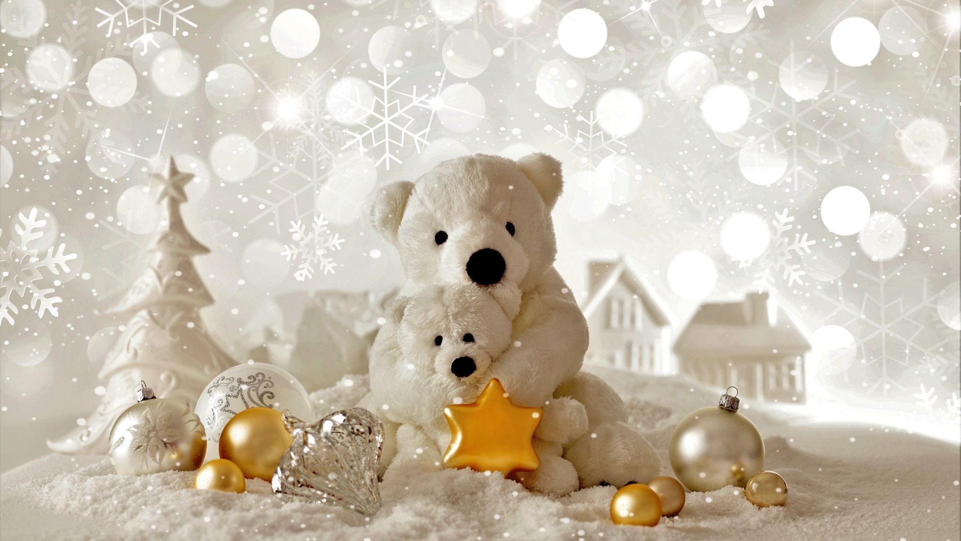 1920x1080 Christmas Teddy Bear Download Free Image, Desktop