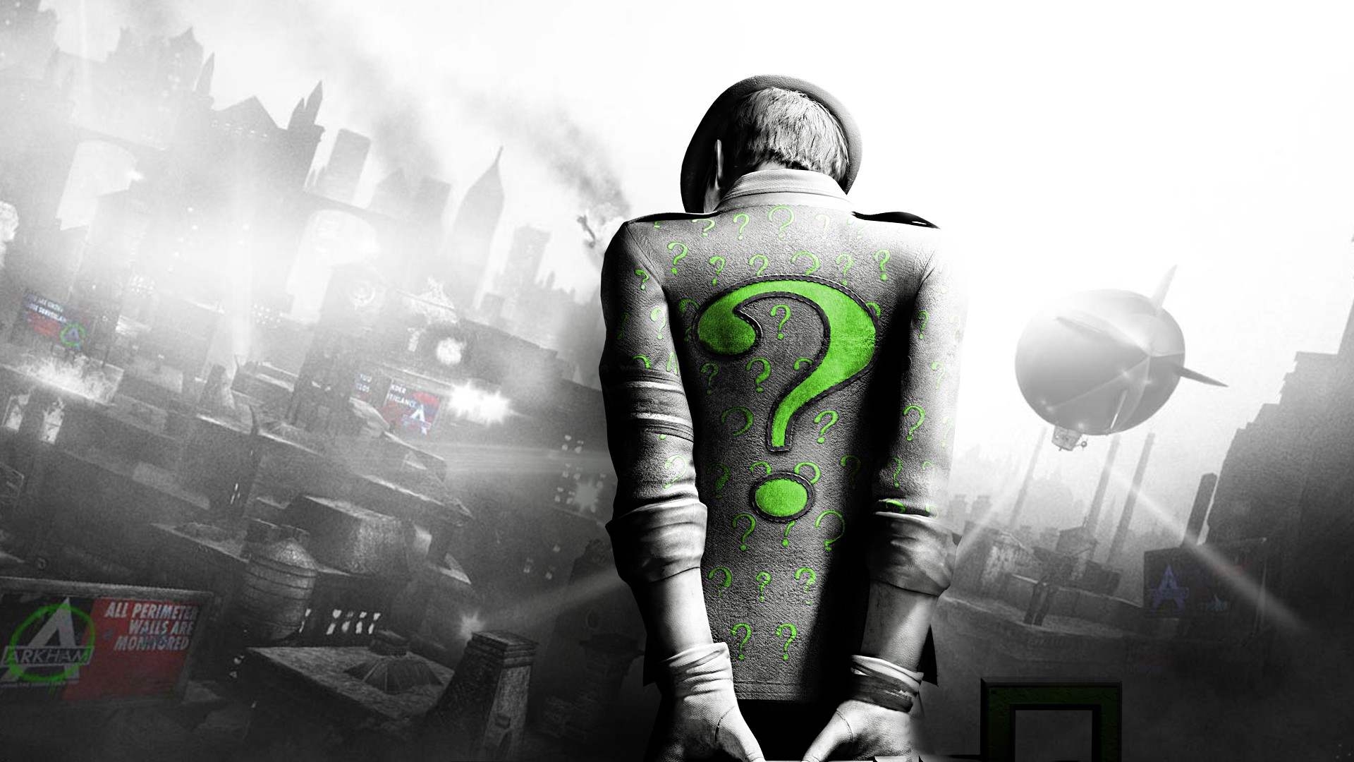 1920x1080 Riddler Logo Wallpaper, Desktop