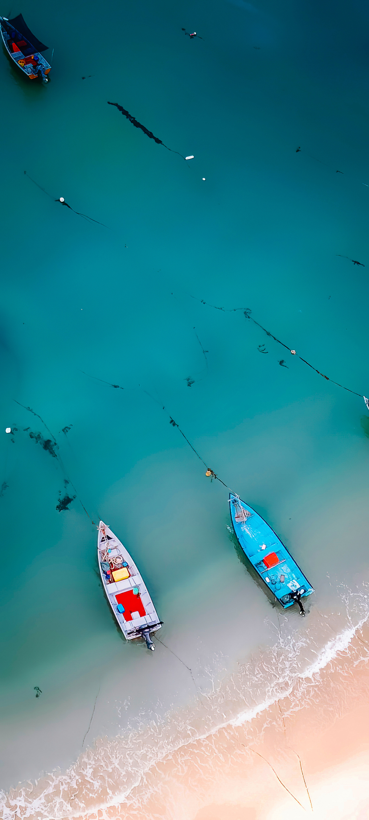 1220x2700 Aerial boat photography wallpaper, Phone