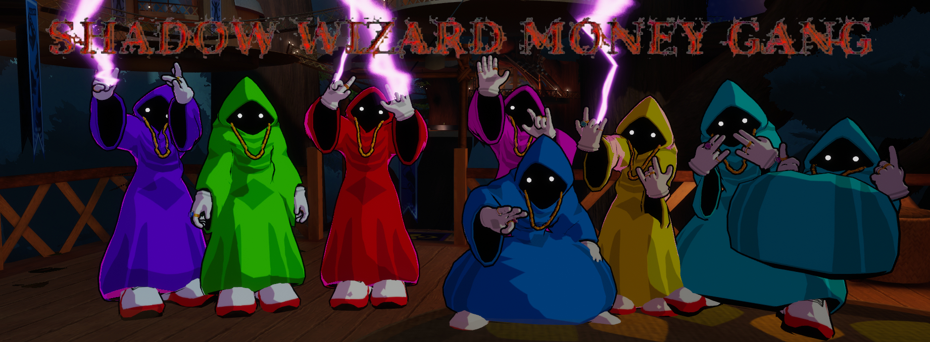 1850x680 SHADOW WIZARD MONEY GANG, Dual Screen