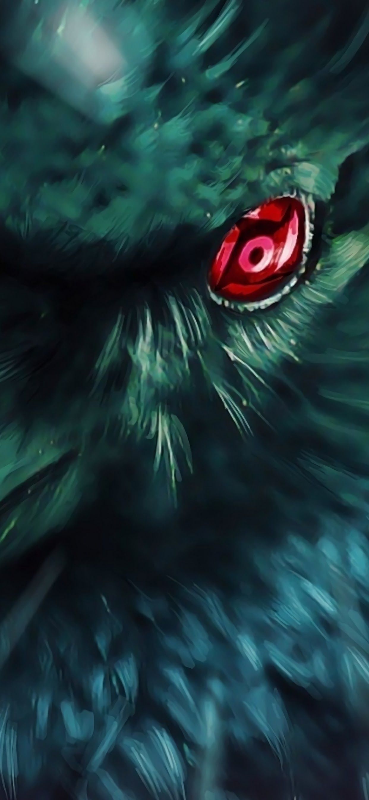 1250x2690 Itachi Crow Sharingan 4K Wallpaper, Phone