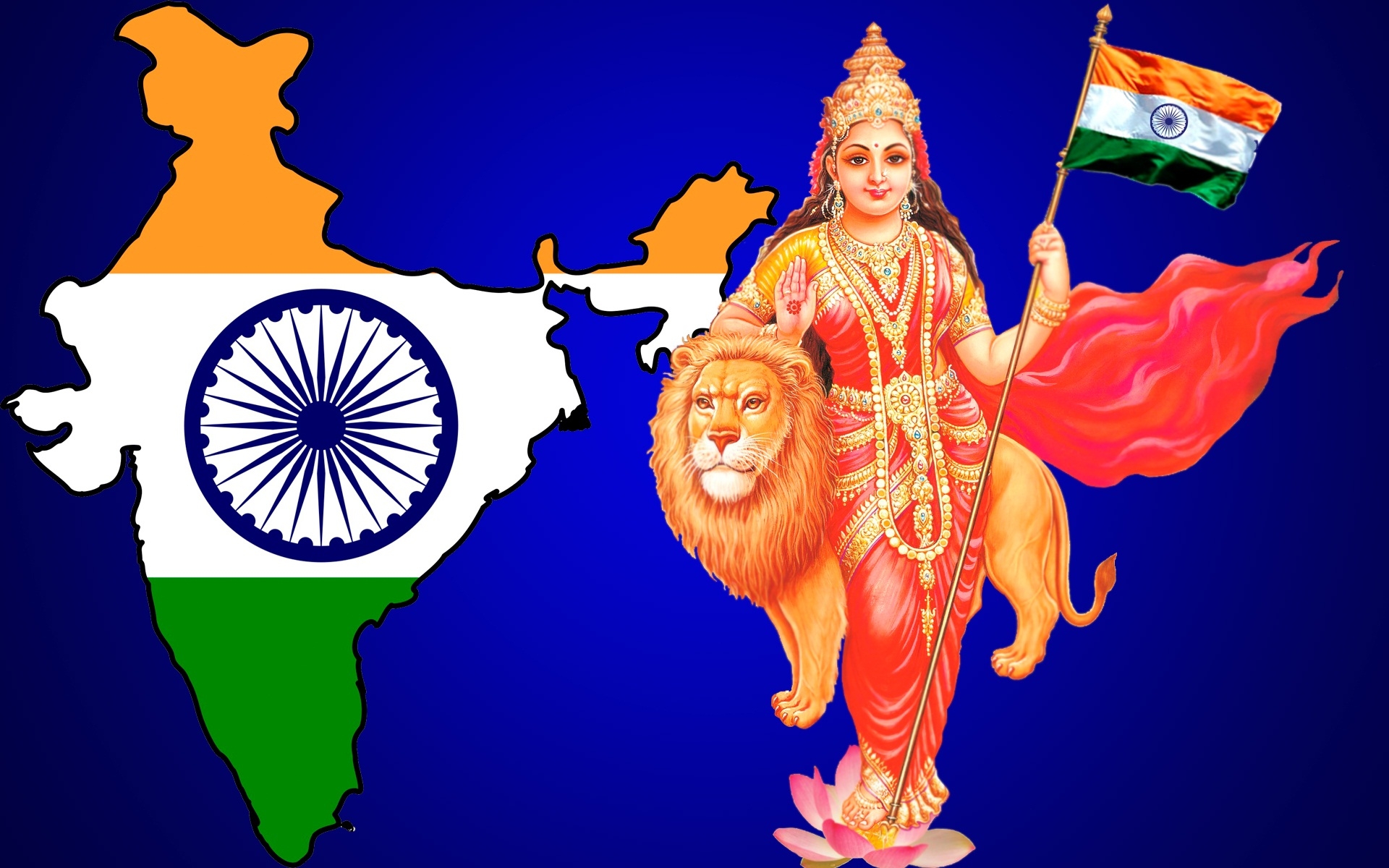 1920x1200 Bharat Mata Flag Background Wallpaper, Desktop