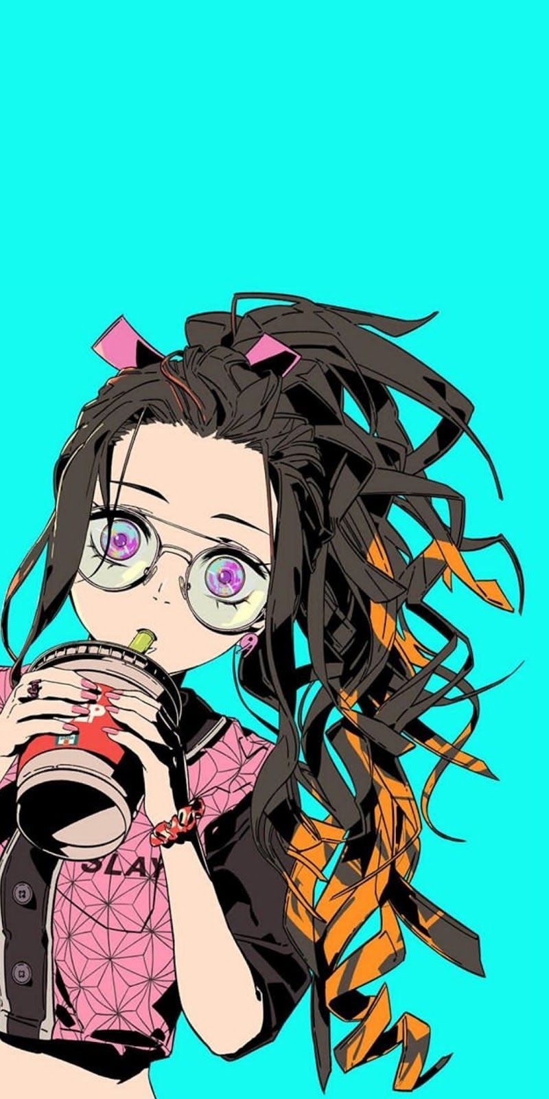 800x1600 Nezuko Kamado Kimetsu no Yaiba #kimetsunoyaiba #demonslayer #anime #kawai # cute #wallpaper #zenitsu. Anime demon, Slayer anime, Cute anime character, Phone