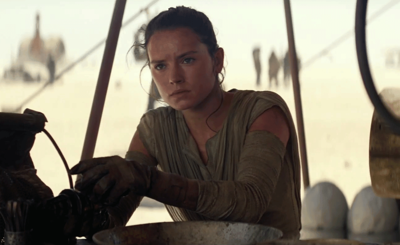 1300x800 Star Wars Force Awakens: Daisy Ridley / Rey Wallpaper White, Desktop