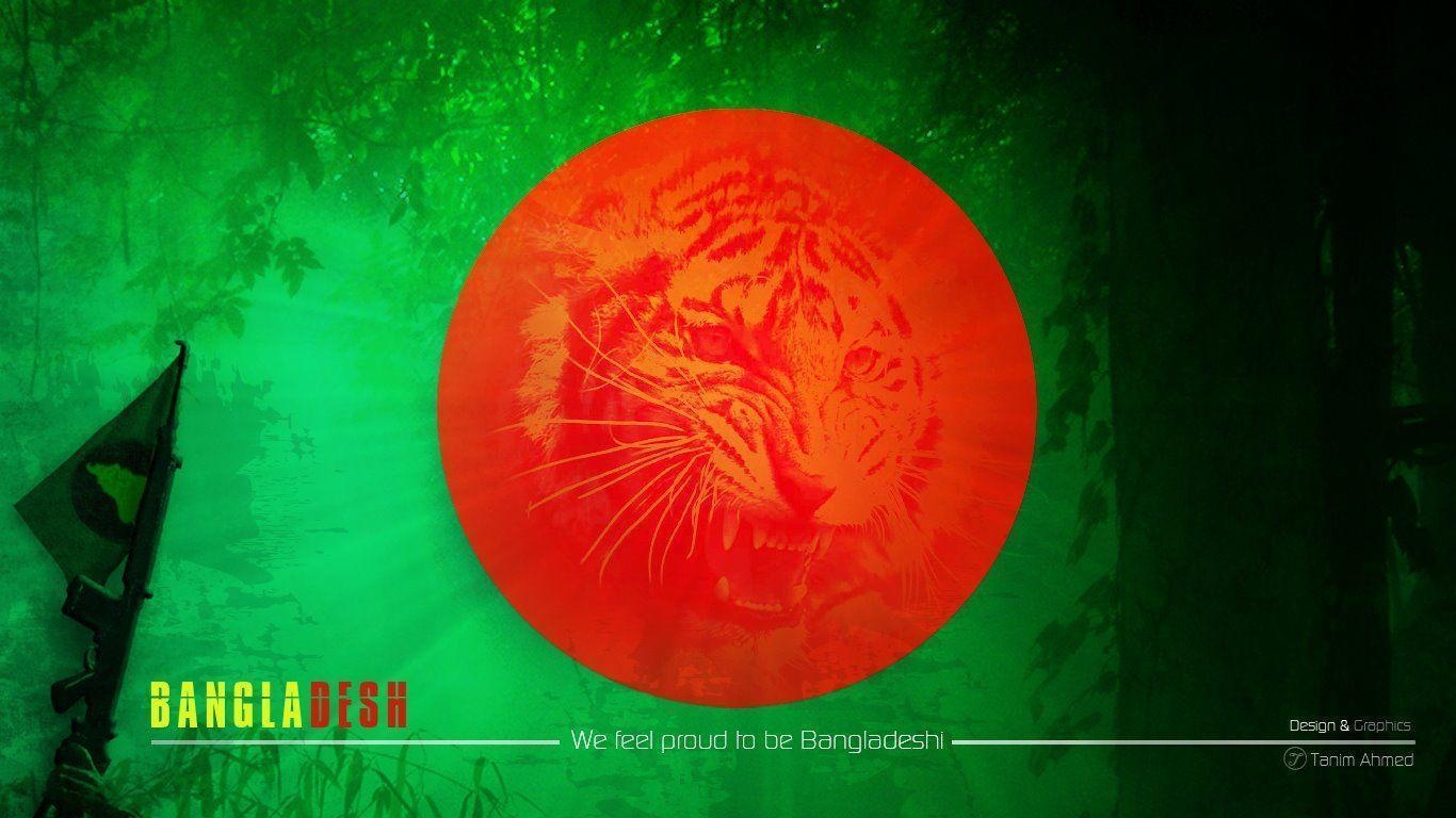 1370x770 Bangladesh Flag Background, HQ, Jaquelyn Dumphries, Desktop