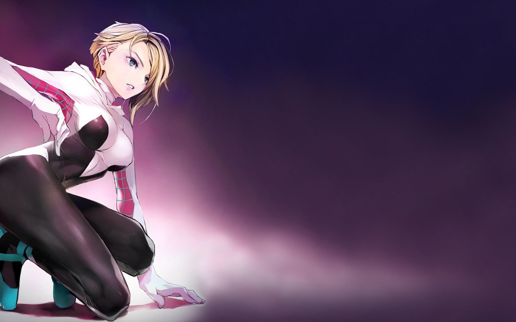 1680x1050 Spider Man: Into The Spider Verse Spider Gwen Gwen Stacy 4K Wallpaper, Desktop