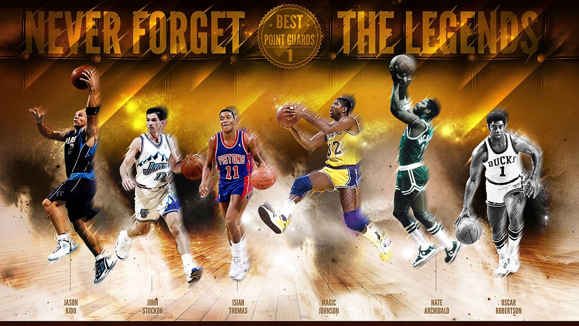 1920x1080 John Stockon, Sports, Basketball, Jason Kidd, Nba, Legends, Desktop