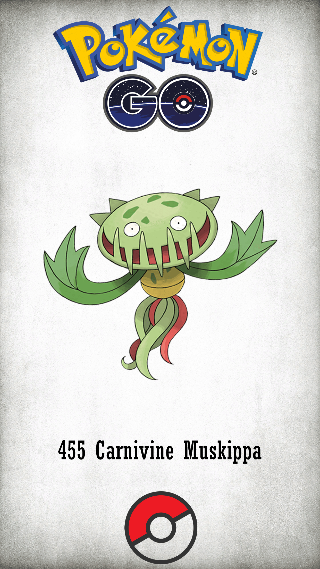 1250x2210 Character Carnivine Muskippa, Phone