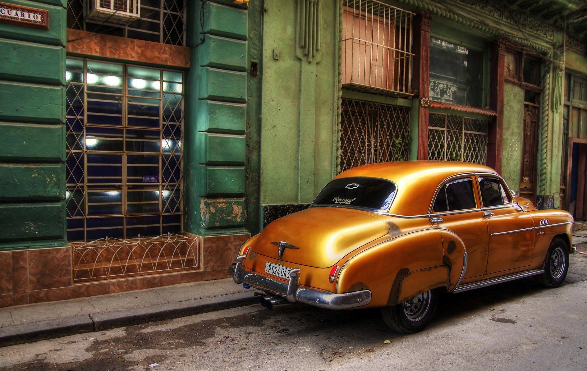 1920x1220 vehicles retro street house window cuba havana HD wallpaper, Desktop