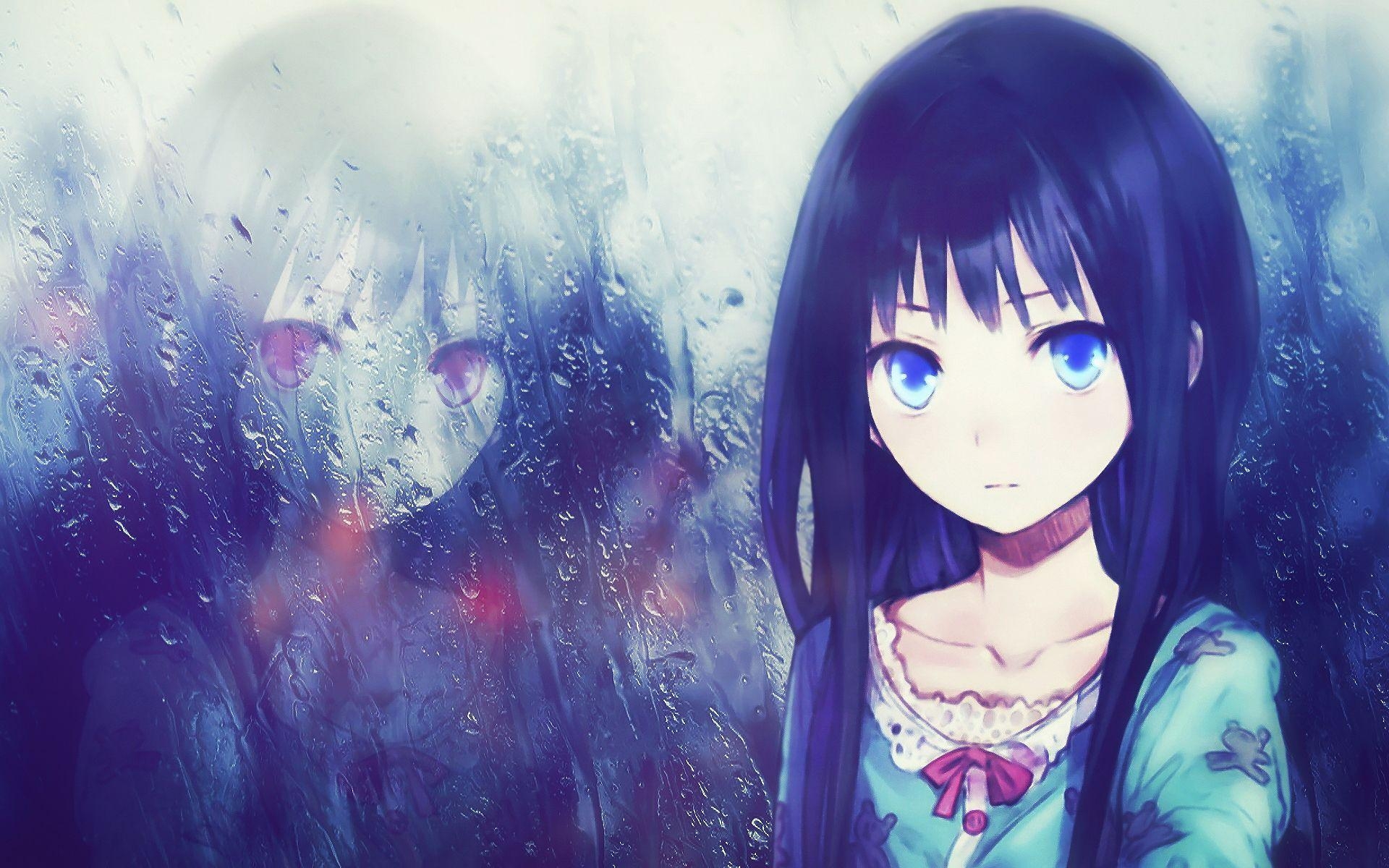 1920x1200 Lonely Anime Girl Wallpaper Free Lonely Anime Girl Background, Desktop