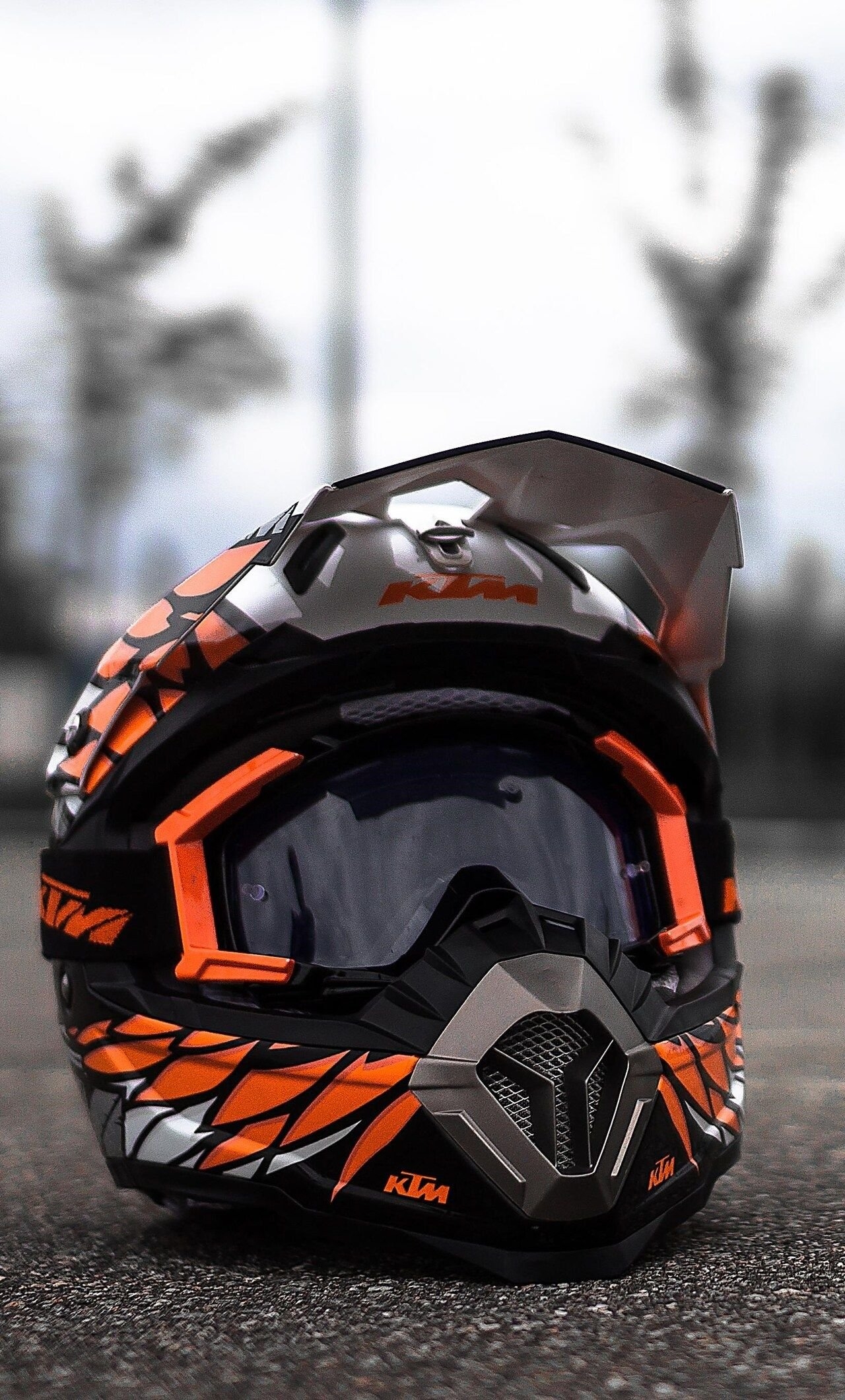 1280x2120 KTM Helmet iPhone HD 4k Wallpaper, Image, Phone