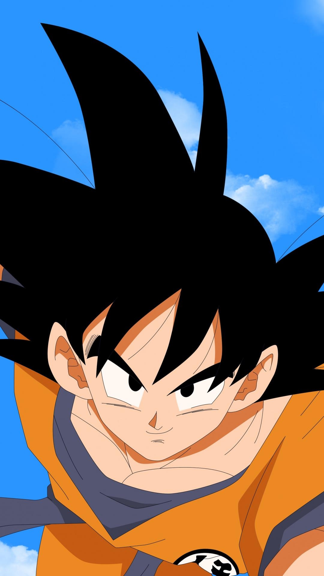 1080x1920 Download Goku, dark hair, anime boy, artwork, anime, Phone