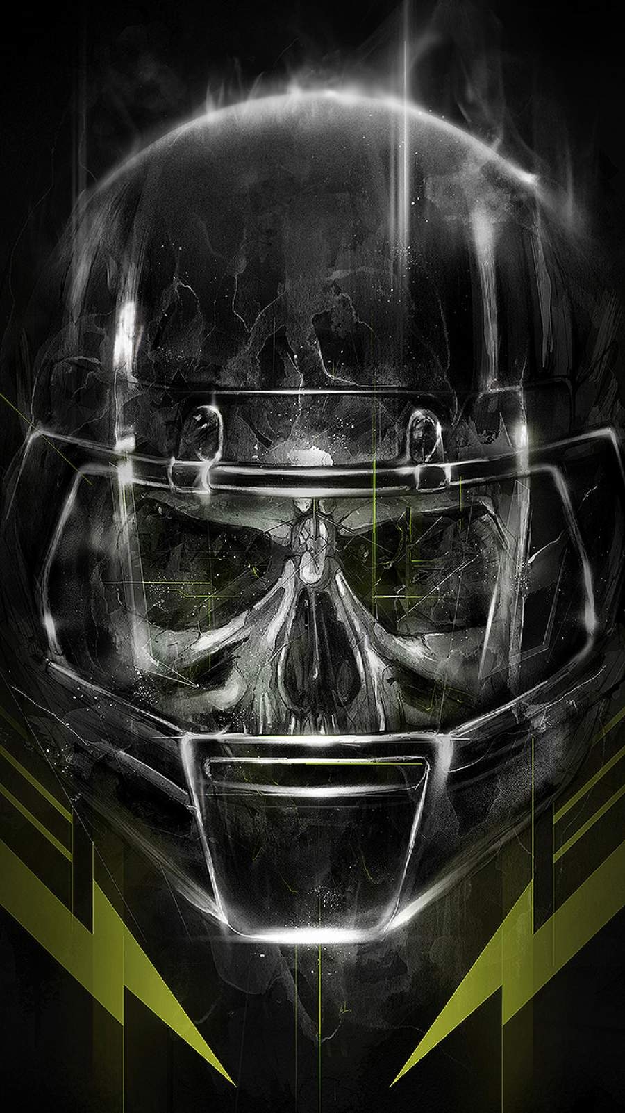 900x1610 Zombie American Football iPhone Wallpaper, Phone