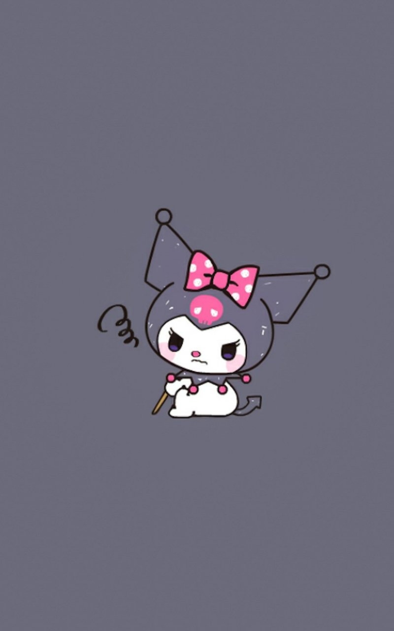 800x1280 Free download Kuromi BG Hello kitty iphone wallpaper [1153x2048] for your Desktop, Mobile & Tablet. Explore Kawaii Black Wallpaper. Kawaii Wallpaper, Kawaii Wallpaper, Kawaii Anime Wallpaper, Phone