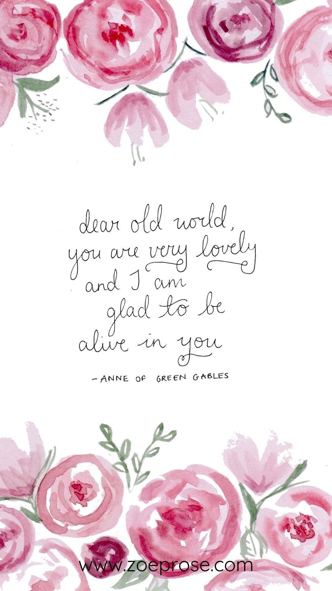 1080x1920 Anne Lockscreen Free Spring Wallpaper. Anne Of Green Gables, Phone