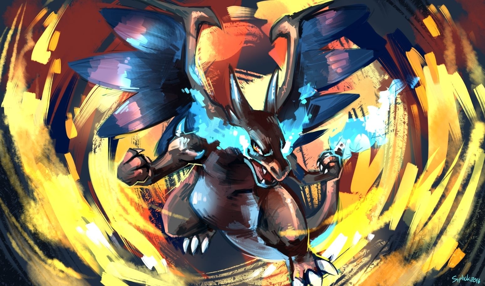 1550x920 Charizard/. Pokemon painting, Charizard, Pokemon, Desktop