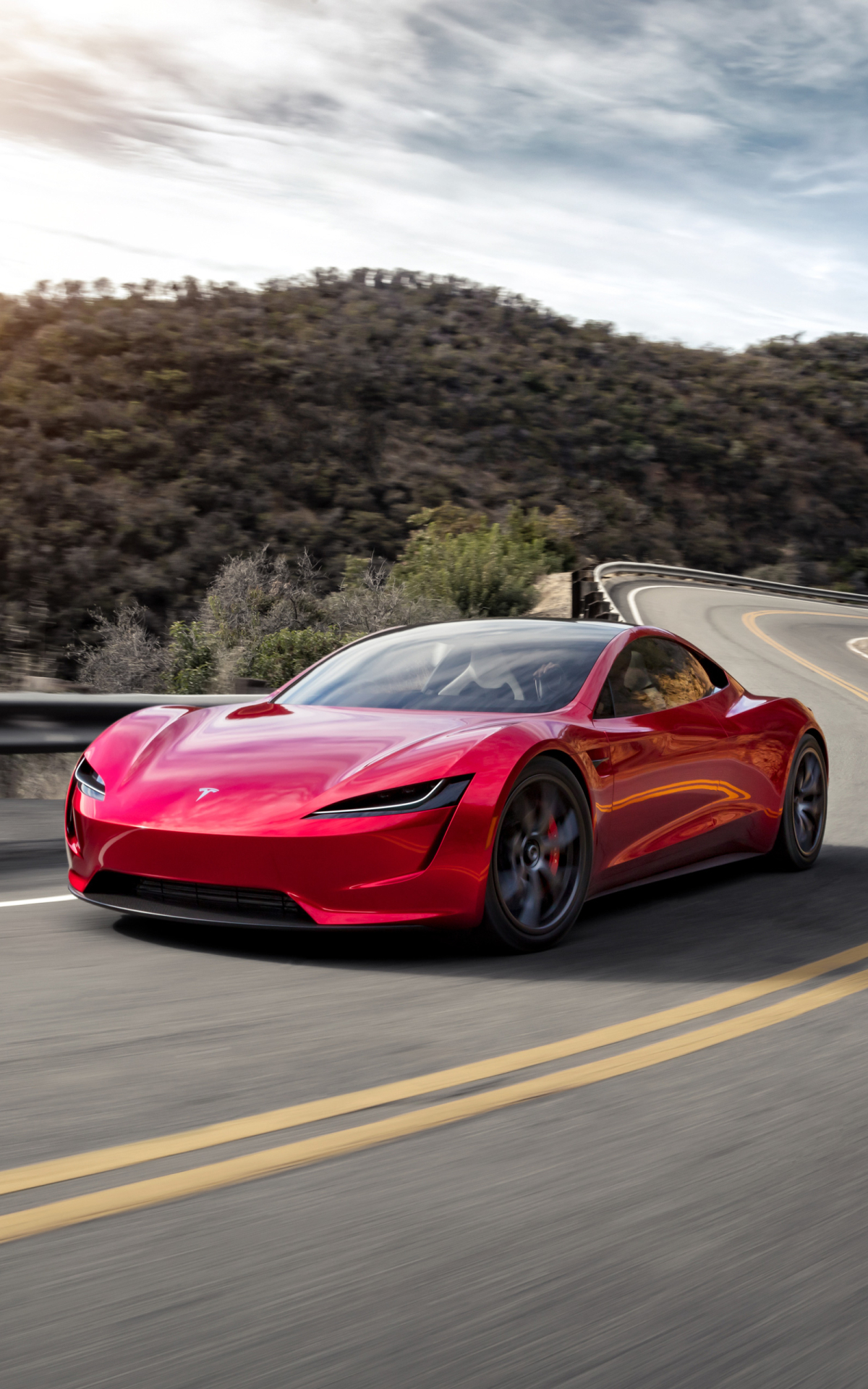 1200x1920 Vehicles Tesla Roadster () Wallpaper, Phone