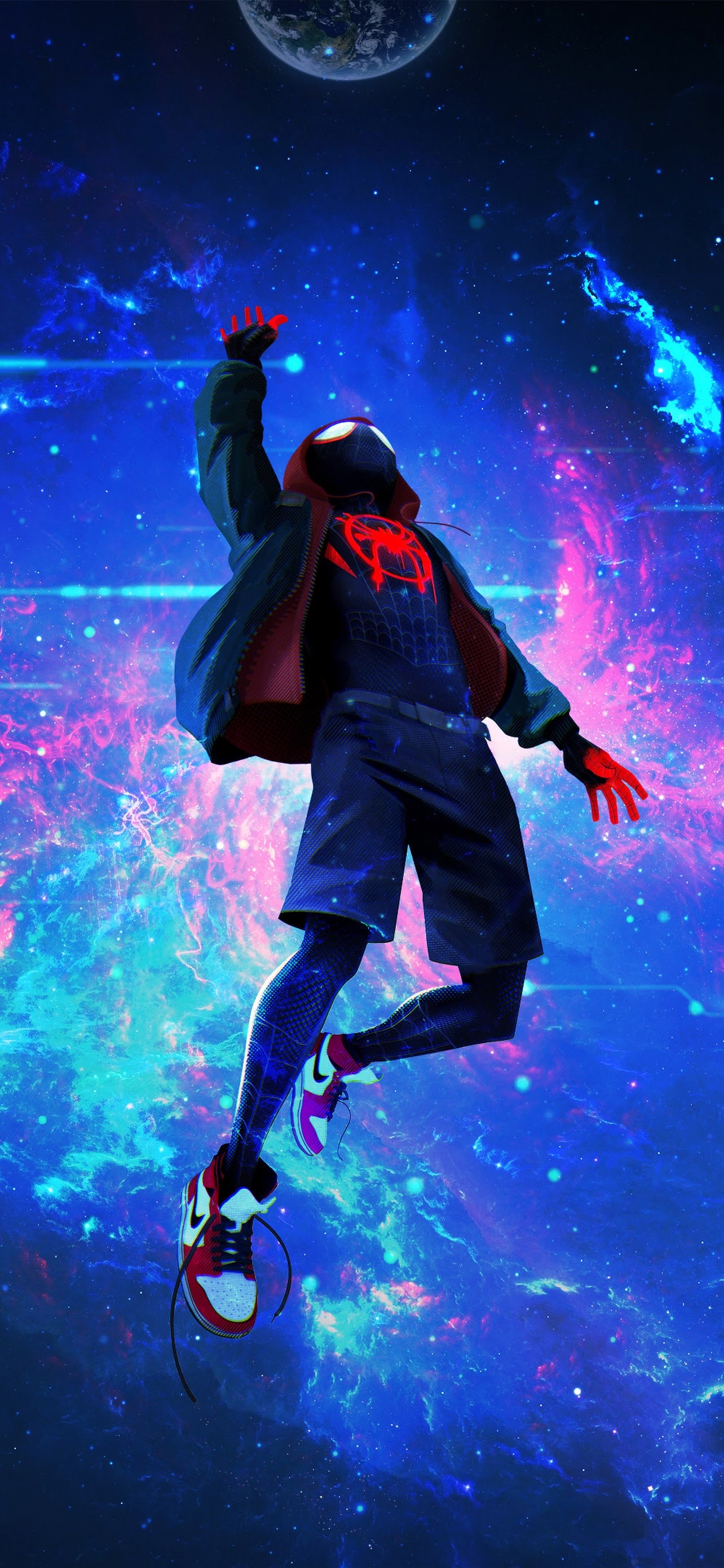 1290x2780 Miles Morales Spider Man: Into The Spider Verse 4K Wallpaper, Phone