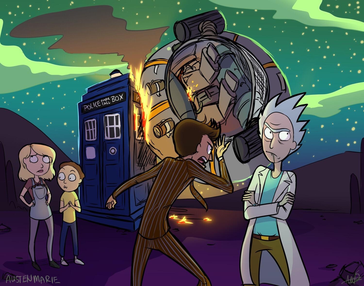 1500x1180 rick and morty background. [Oww], Desktop