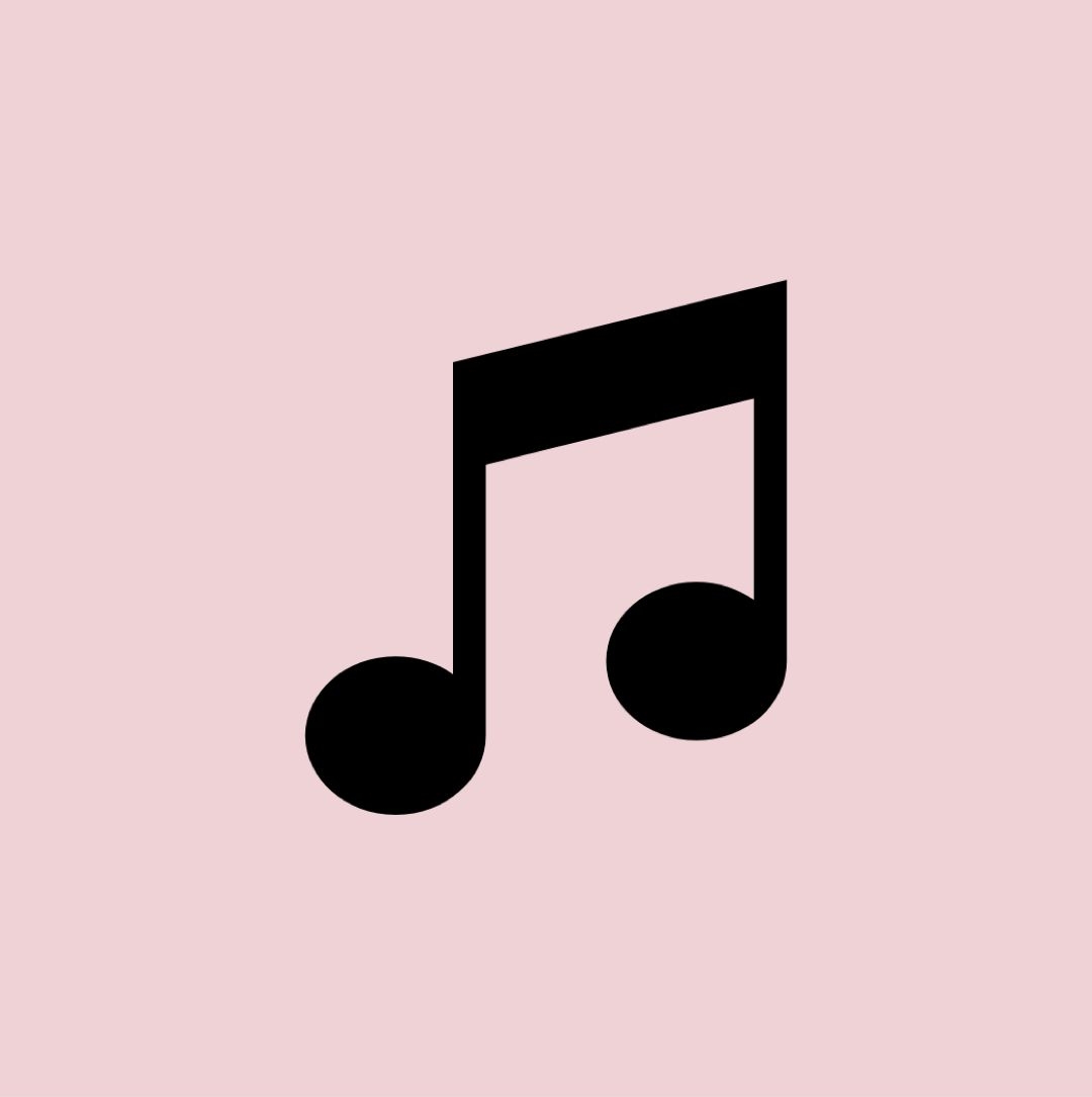 1080x1090 Music Icon Pink. IPhone Logo, App Covers, Snapchat Icon, Phone