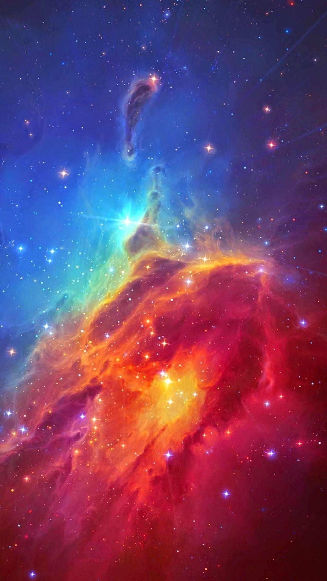 1080x1920 Stunning Colorful Space Nebula #iPhone #wallpaper. Space iphone wallpaper, Hubble space telescope, Hubble space, Phone