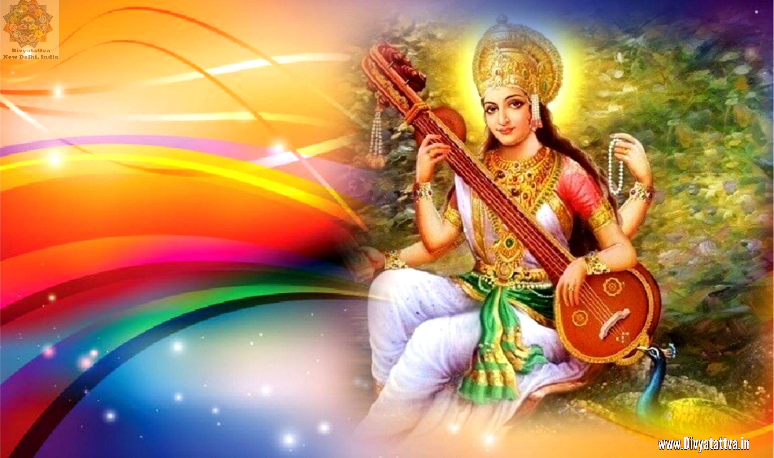 2500x1480 Hindu Goddess Saraswati 4K HD Wallpaper Poster Picture & Image, Desktop