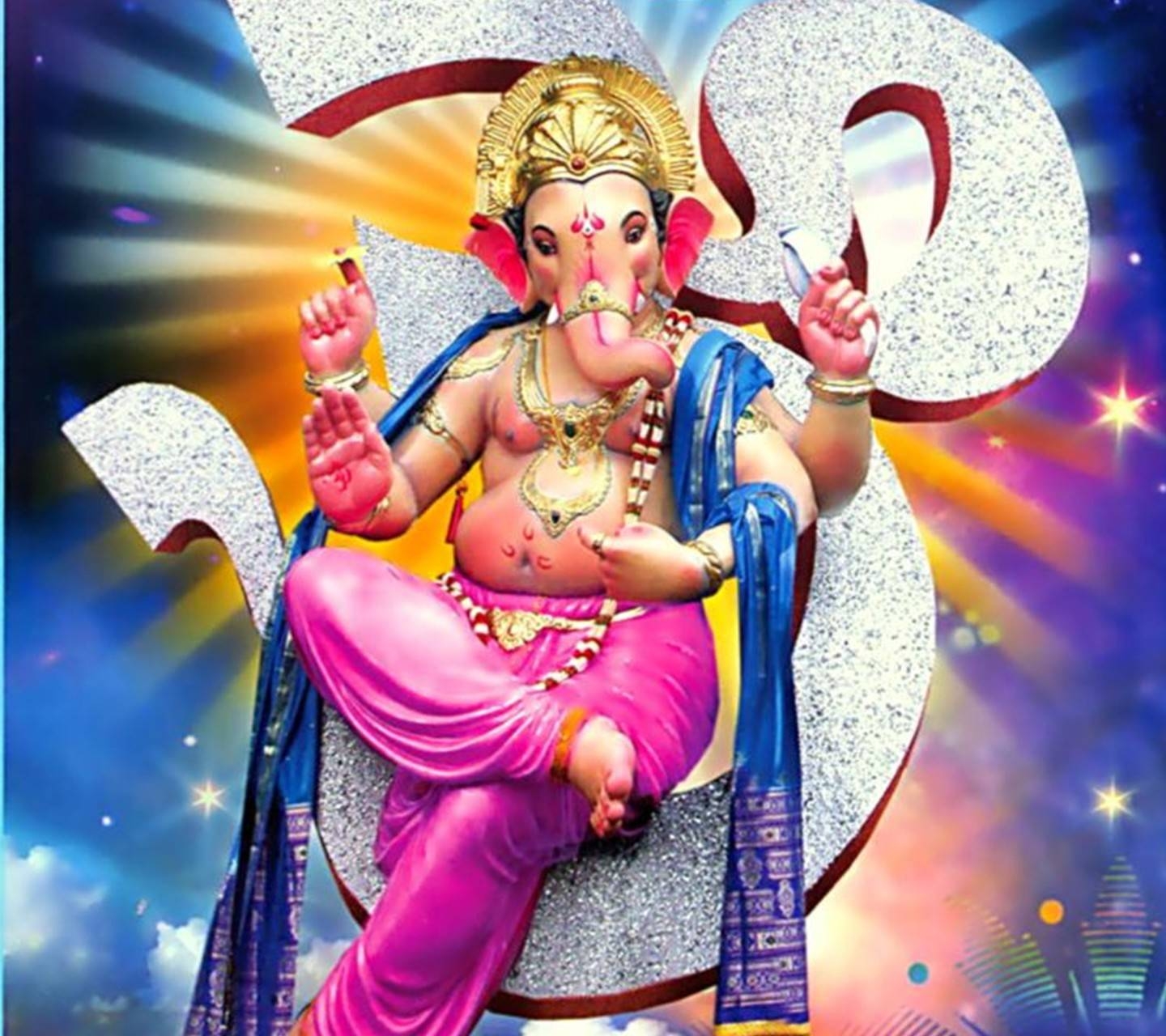 1440x1280 Deva shree GANESHA wallpaper, Desktop