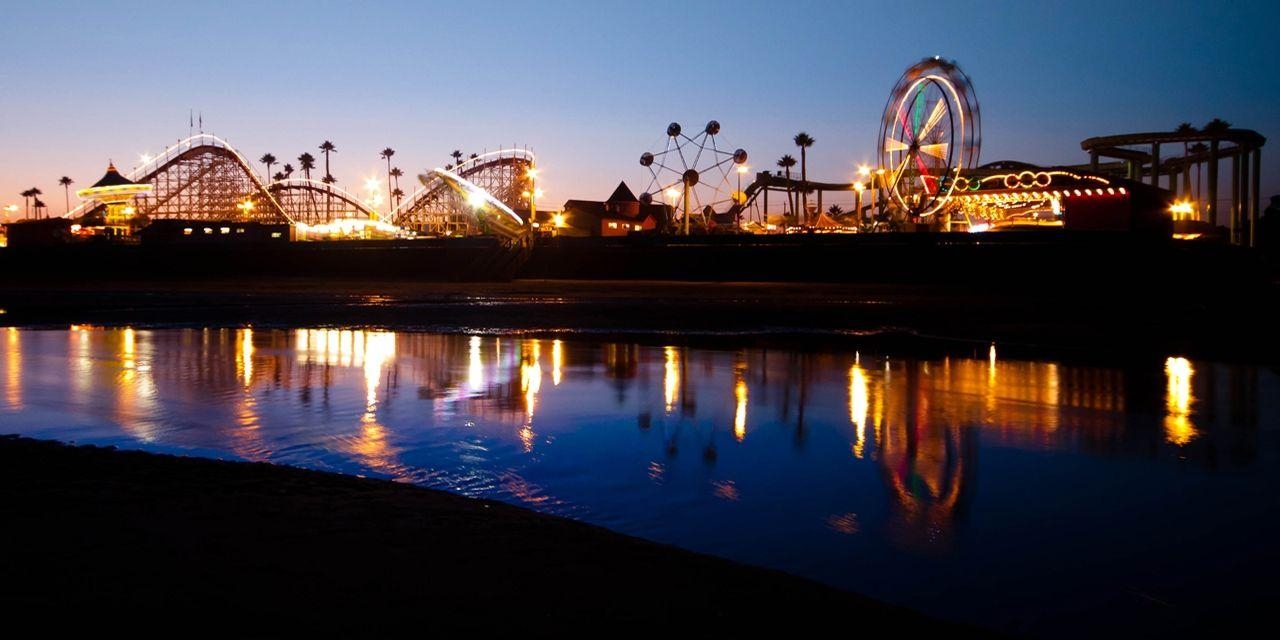 1280x640 Santa Cruz Beach Boardwalk Wallpaper, Dual Screen