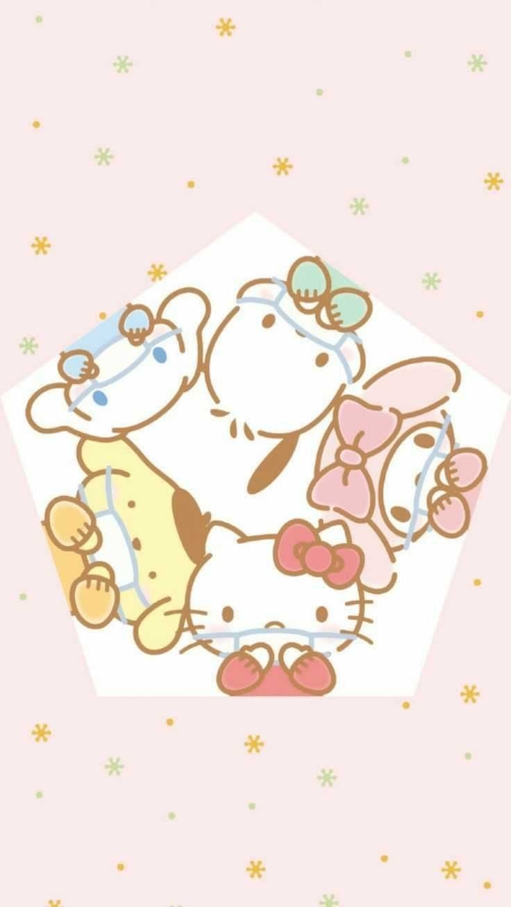 740x1310 Sanrio Wallpaper Discover more Accessories, Cute, Japanese, Sanrio, School wallpaper.. Sanrio wallpaper, Hello kitty picture, Sanrio hello kitty, Phone