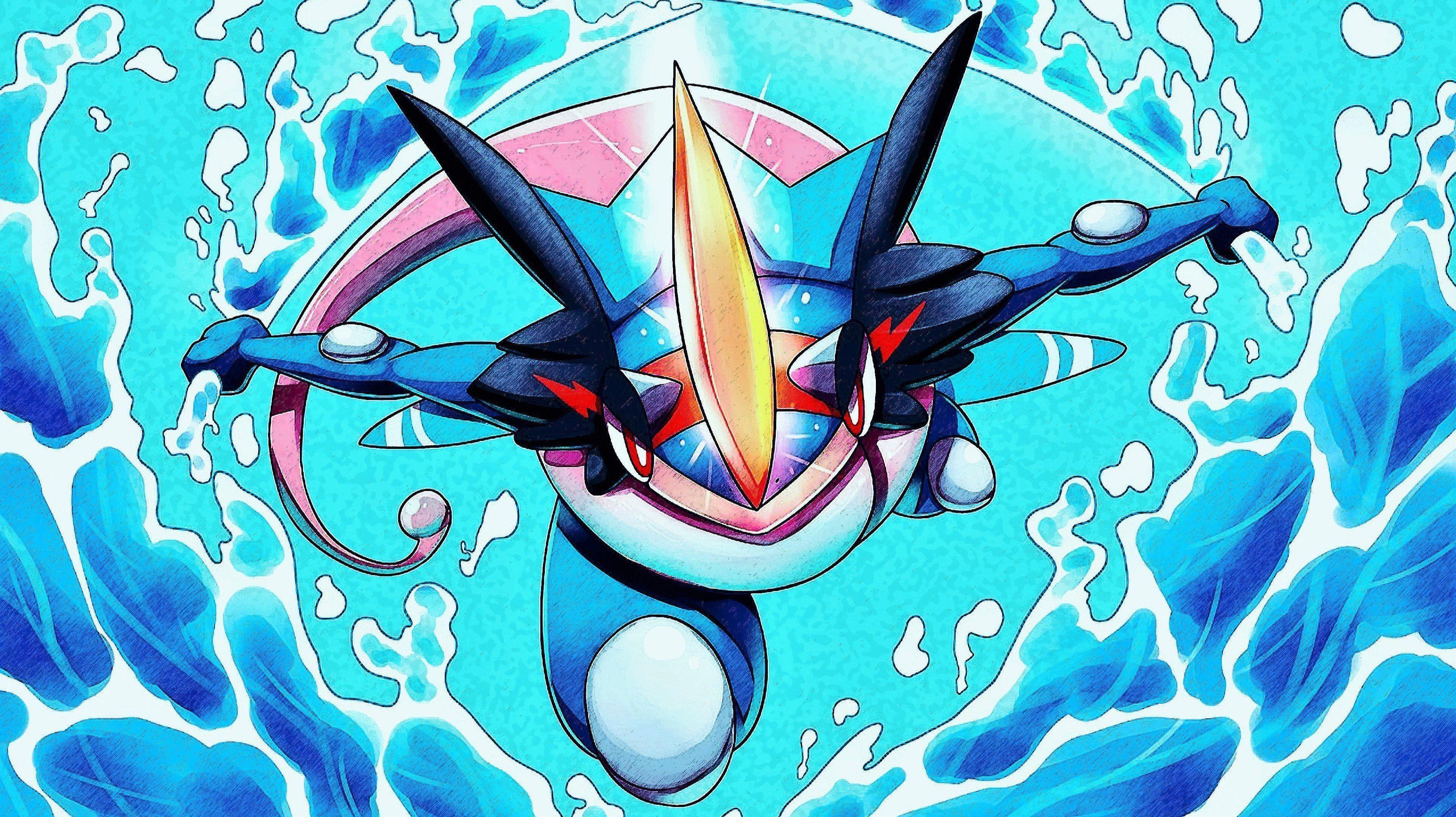 3840x2160 Froakie Wallpaper, Desktop