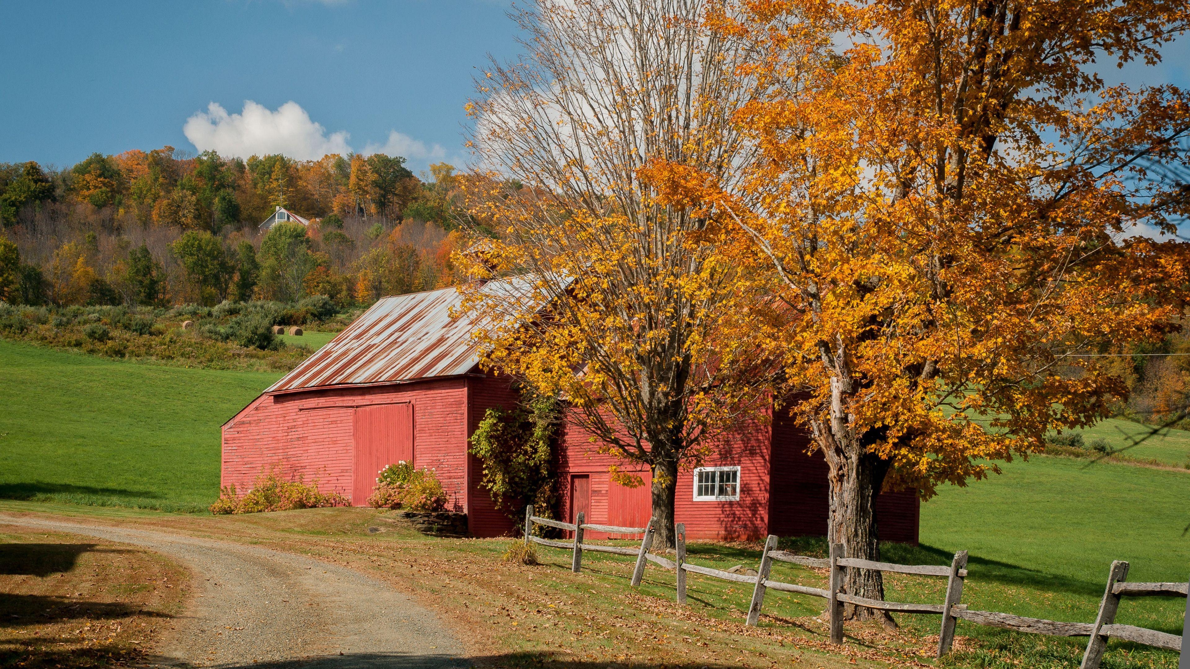 3840x2160 Fall in Vermont wallpaper, Desktop