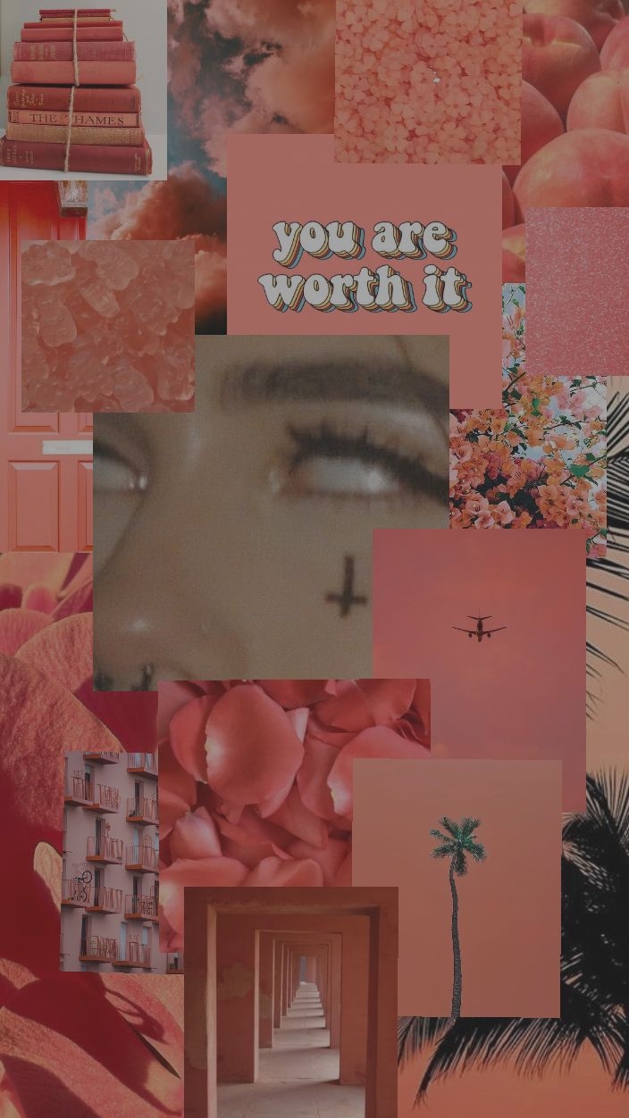 710x1260 aesthetic collage wallpaper iphone xr coral wallpaper aesthetic. Coral wallpaper, Wallpaper iphone love, Simple iphone wallpaper, Phone