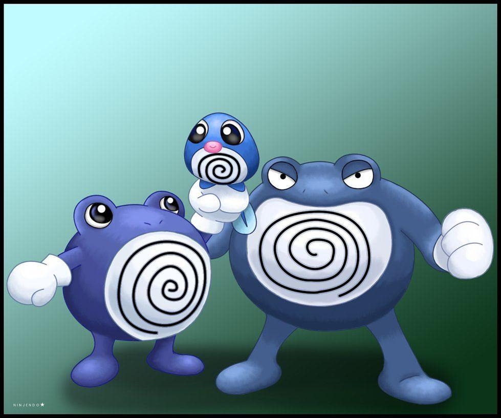 980x820 Poliwag, Poliwhirl and Poliwrath, Desktop