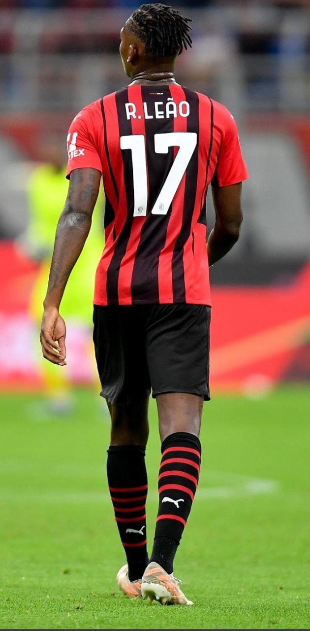 630x1280 AC Milan Rafael Leao wallpaper, Phone